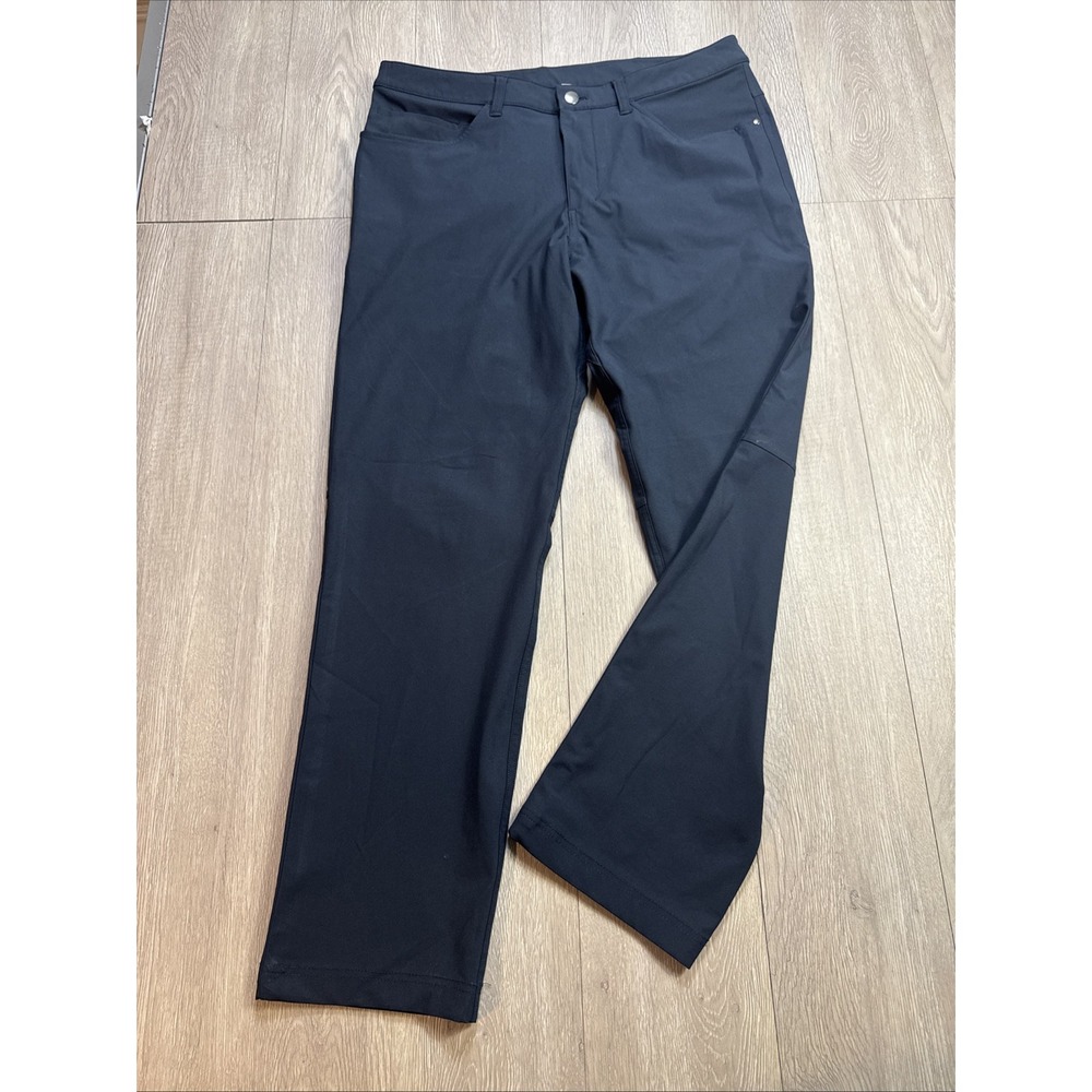 Lululemon ABC Pants Men's 32 Golf Active Stretch Casual Actual 34x29 Blue